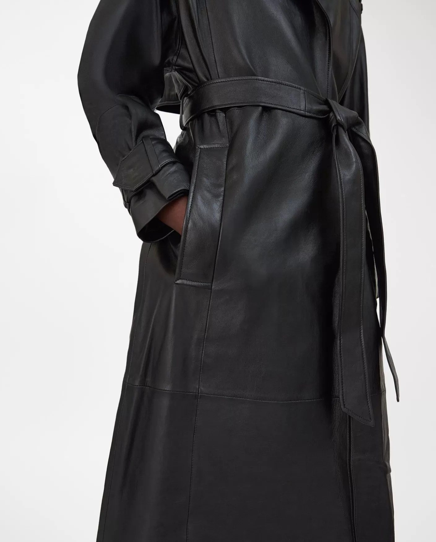 Leather | IVY OAK Lilith Trench