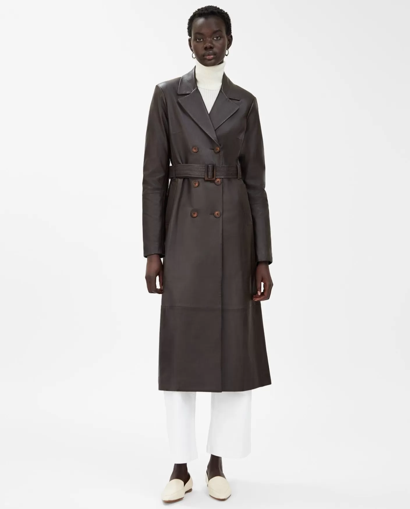 Leather | IVY OAK Lionne Coat