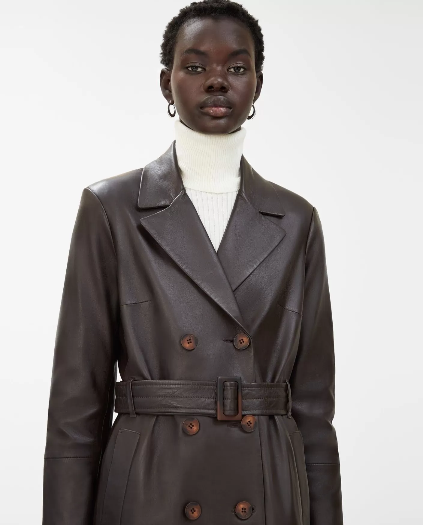 Leather | IVY OAK Lionne Coat