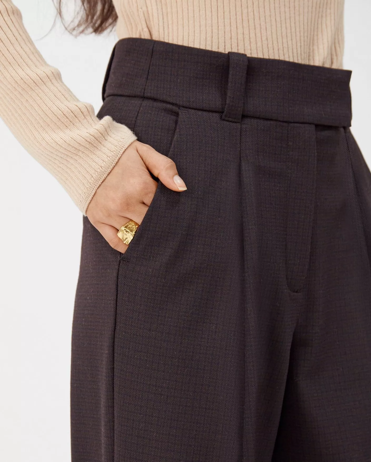 Trousers | IVY OAK Peony Rose Trouser